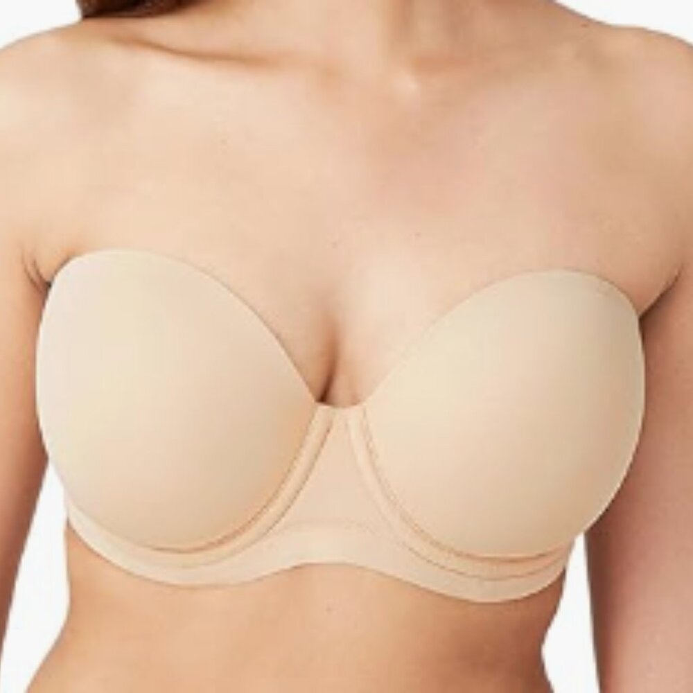 Wacoal Red Carpet Strapless convertible bra in Natural Nude sexy NWT size 36DD